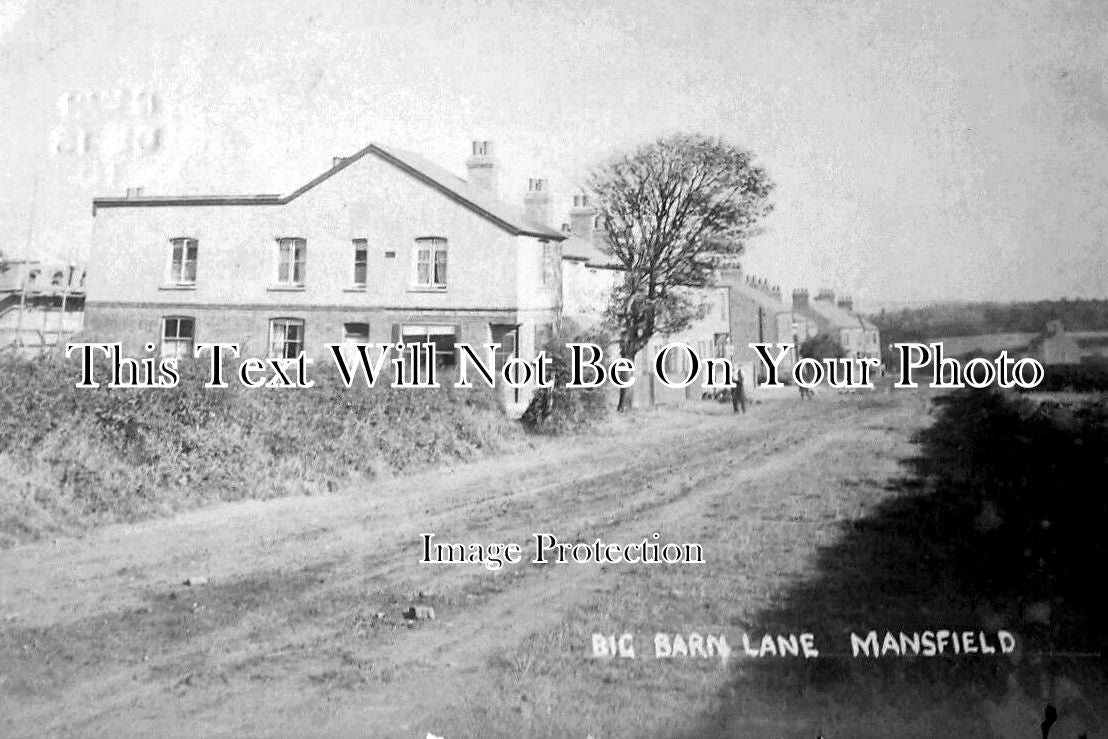 NT 83 - Big Barn Lane, Mansfield, Nottinghamshire c1910