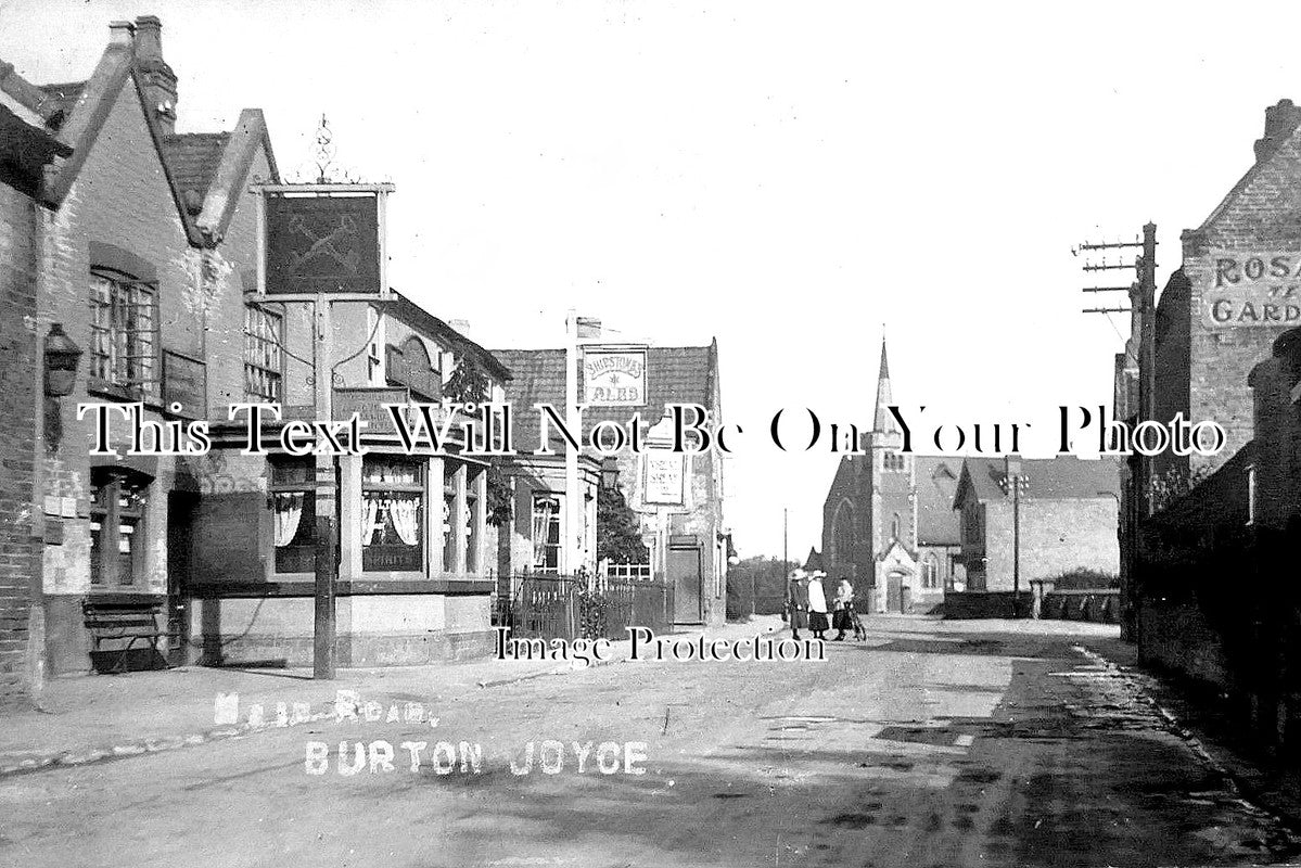 NT 831 - Cross Keys, Main Road, Burton Joyce, Nottinghamshire c1910