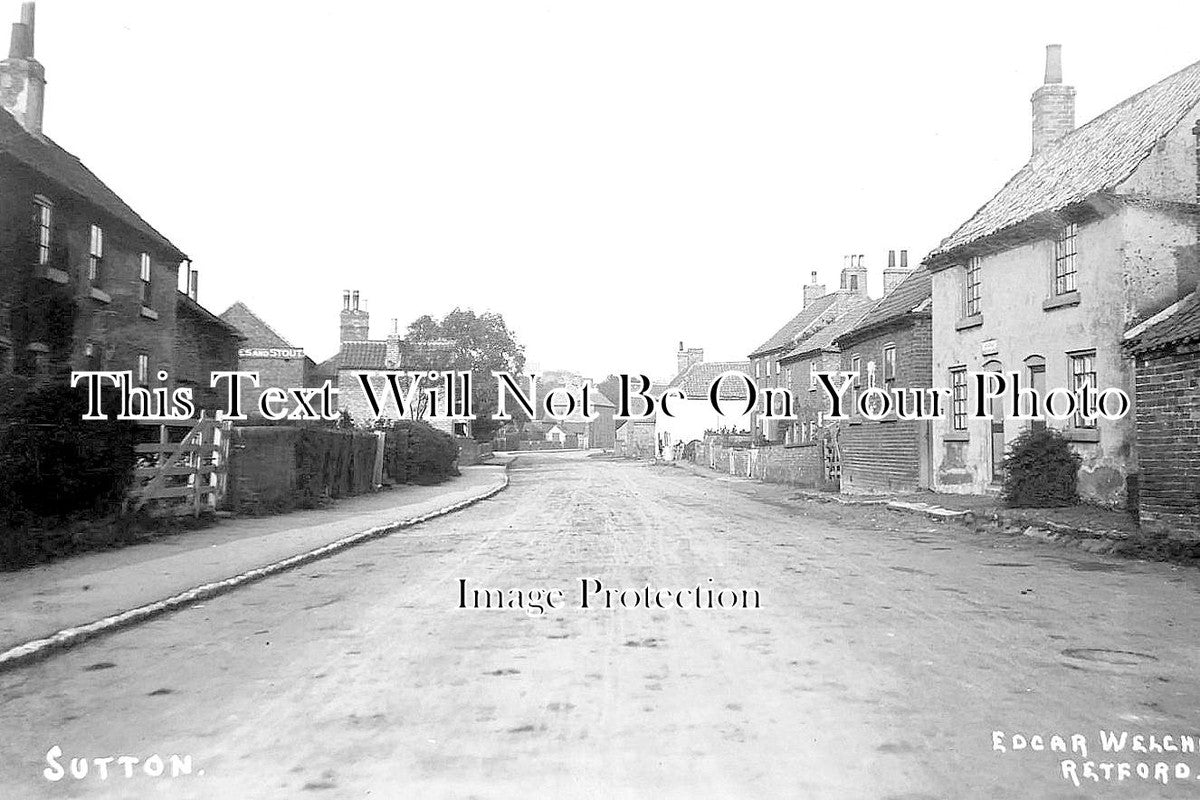 NT 837 - Sutton Village, Retford, Nottinghamshire c1908