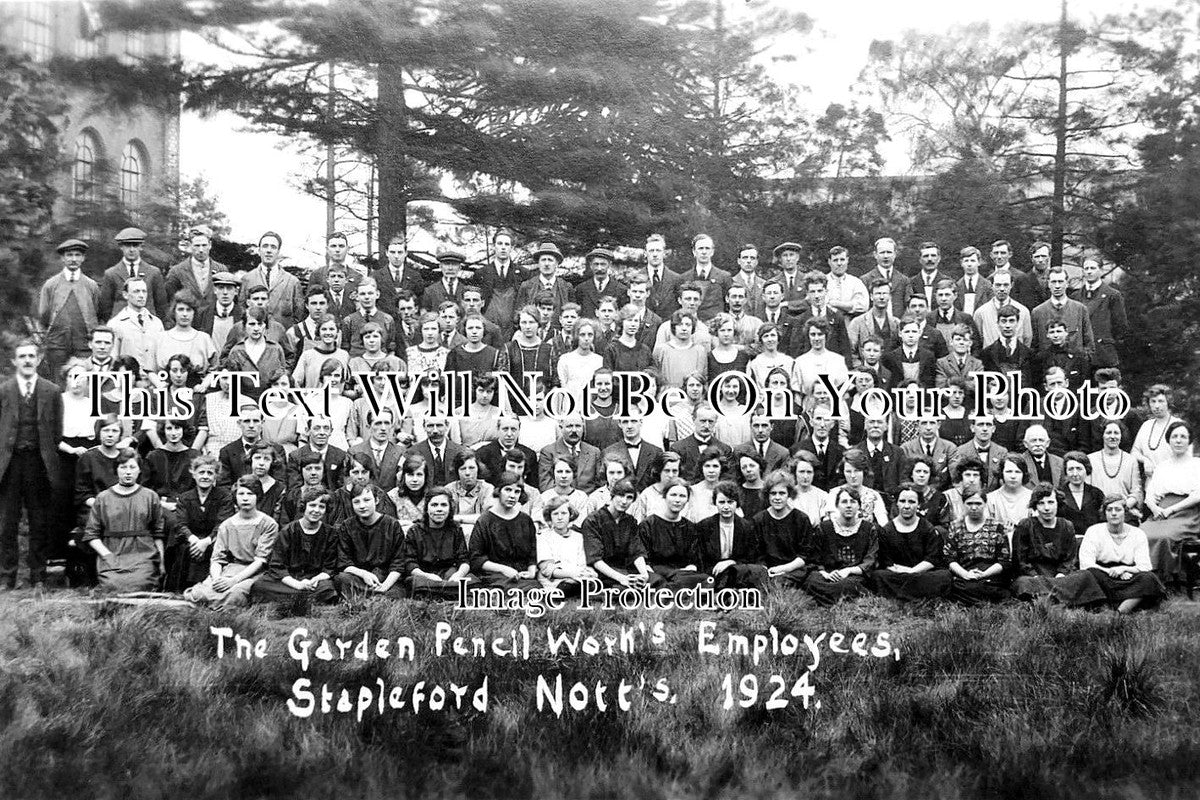 NT 855 - The Garden Pencil Works, Stapleford, Nottinghamshire 1924