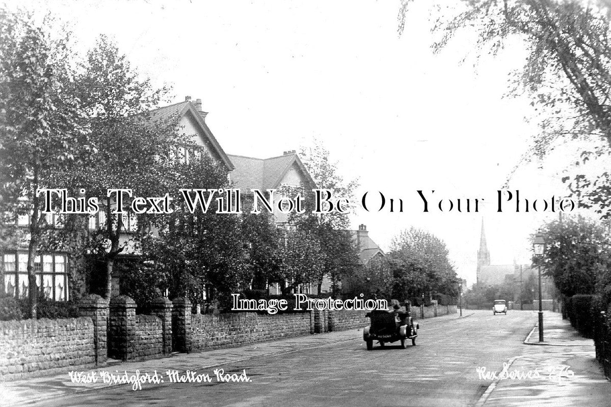 NT 868 - Melton Road, West Bridgford, Nottinghamshire c1925