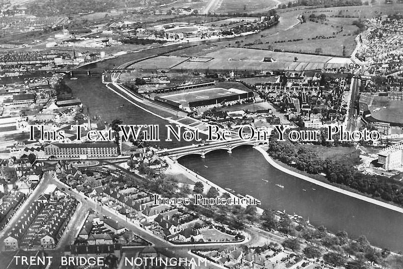 NT 874 - Trent Bridge, Nottingham, Nottinghamshire c1955