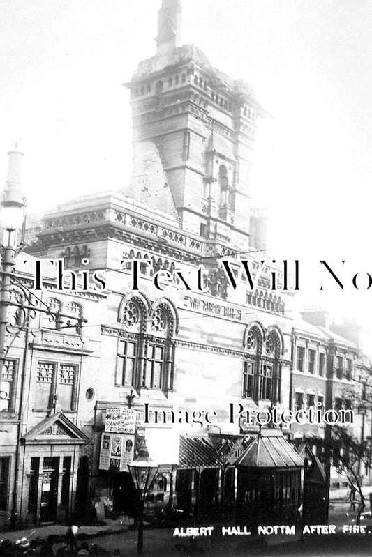 NT 887 - Albert Hall Fire, Nottingham, Nottinghamshire 1906