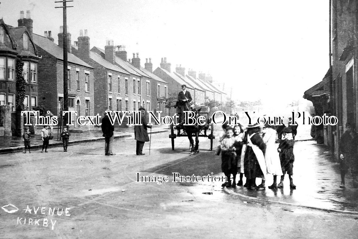 NT 893 - Diamond Avenue, Kirkby In Ashfield, Nottinghamshire c1906