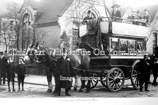 NT 897 - West Bridgford Horse Drawn Bus, Nottingham, Nottinghamshire c1909