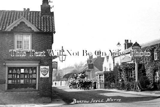 NT 909 - Burton Joyce, Nottinghamshire c1906