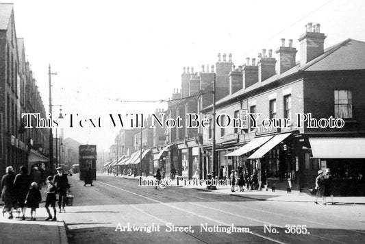 NT 910 - Arkwright Street, Nottingham, Nottinghamshire c1922