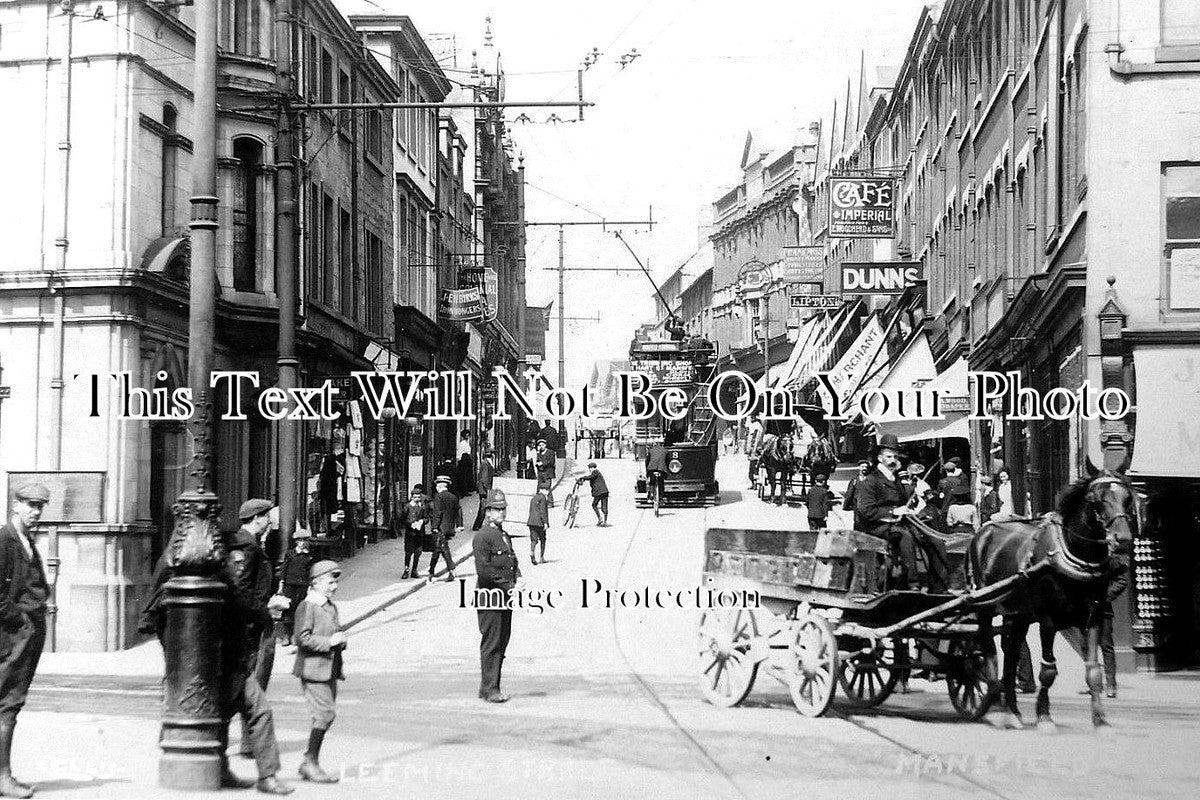 NT 911 - Leeming Street, Mansfield, Nottinghamshire c1906