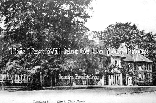 NT 915 - Lamb Close House, Eastwood, Nottinghamshire c1904