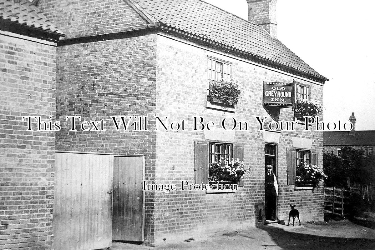 NT 958 - Old Greyhound Inn, Aslockton, Nottinghamshire c1906