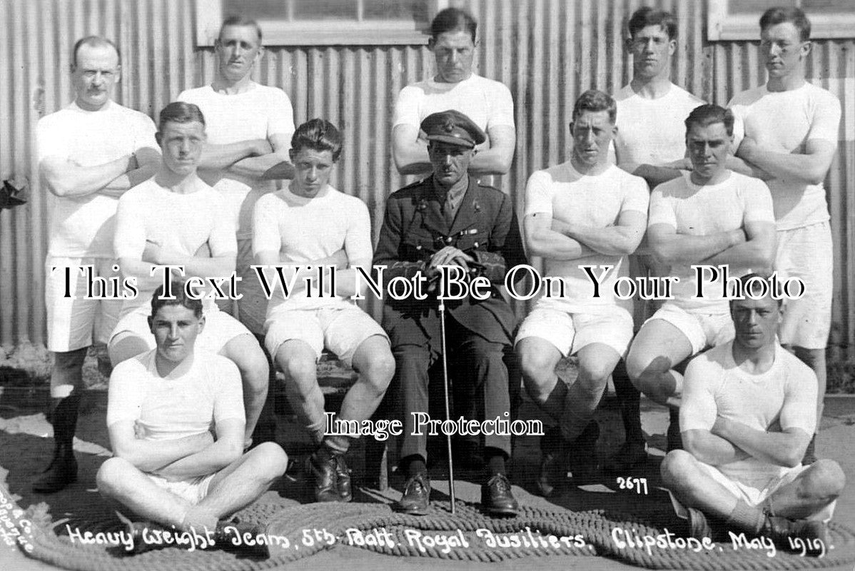 NT 960 - Heavyweight Team, 5th Battalion Royal Fusiliers, Clipstone Camp