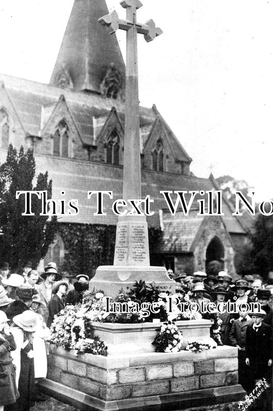 NT 969 - Farnsfield War Memorial Ceremony, Nottinghamshire