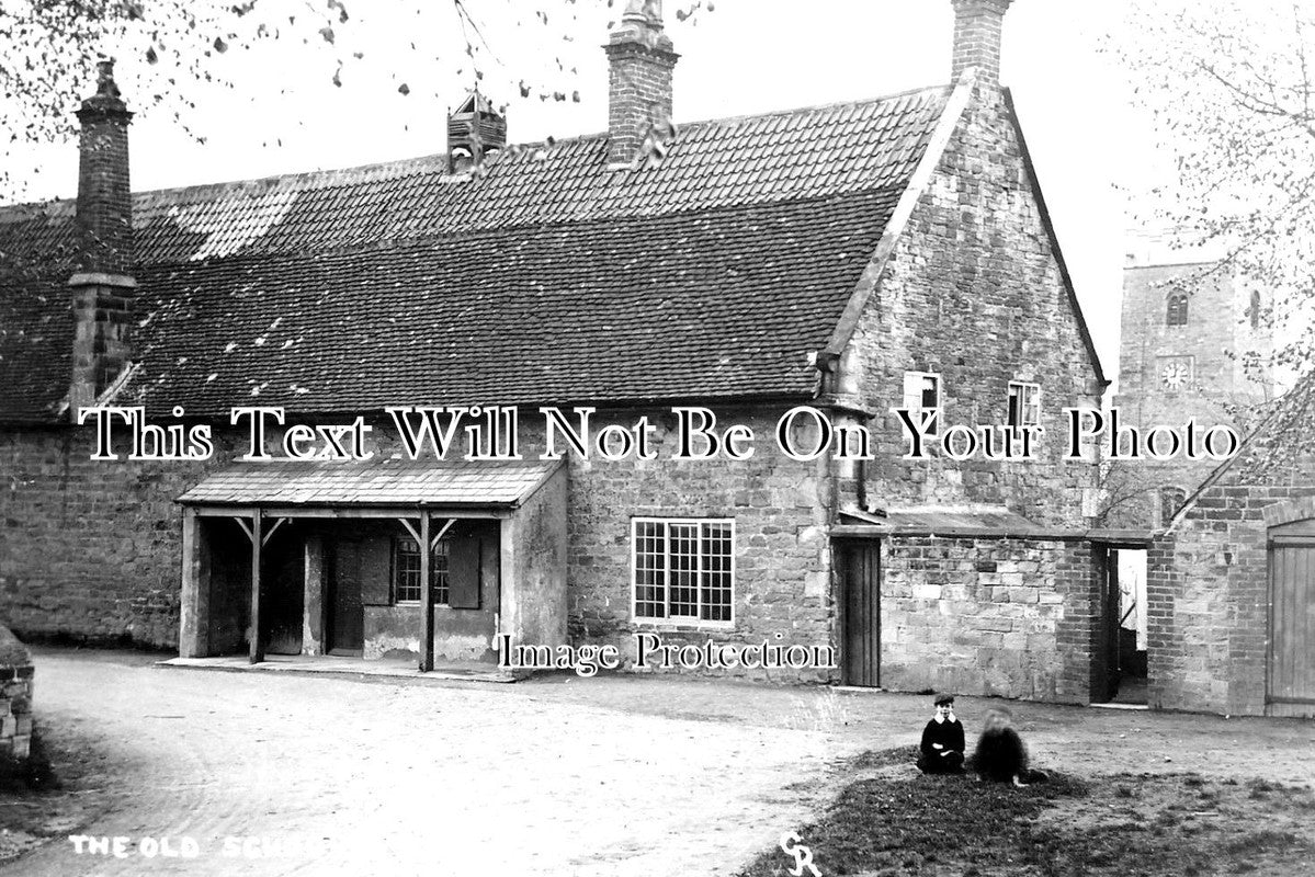 NT 975 - The Old Schools, Teversal, Nottinghamshire c1906