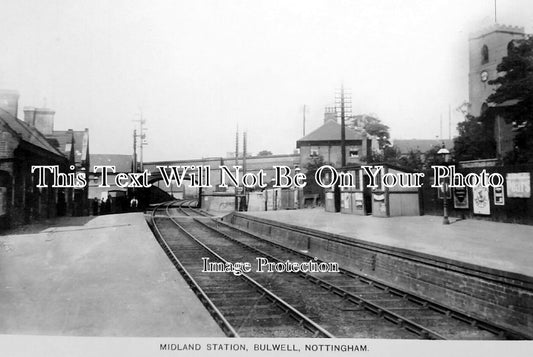 NT 99 - Bulwell Railway Station, Nottingham, Nottinghamshire c1910