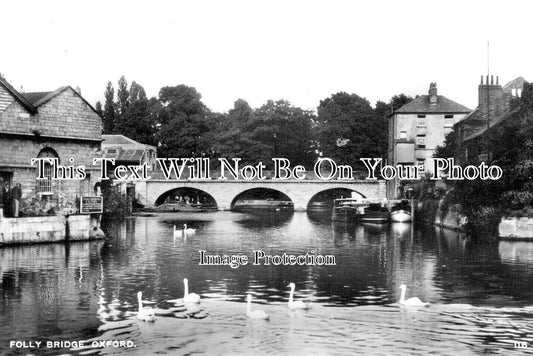 OX 1078 - Folly Bridge, Oxford, Oxfordshire c1950