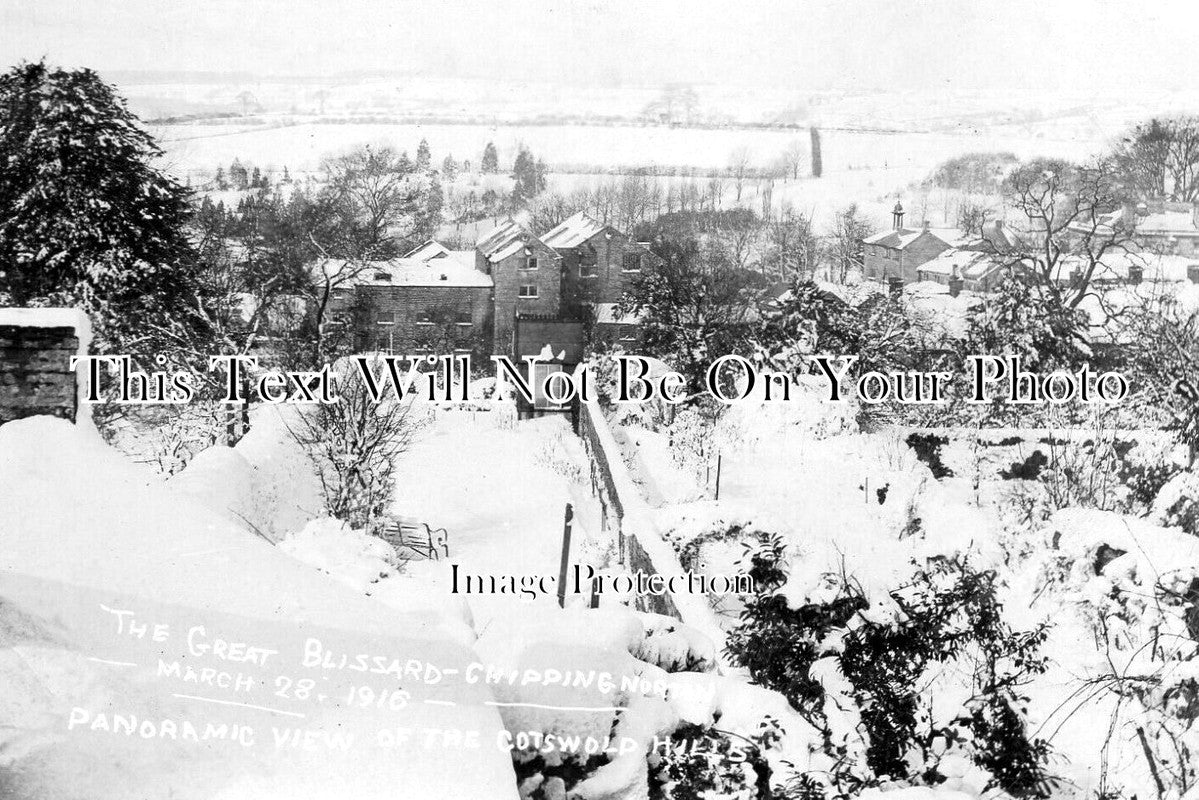 OX 1123 - Great Blizzard, Chipping Norton, Oxfordshire 1916