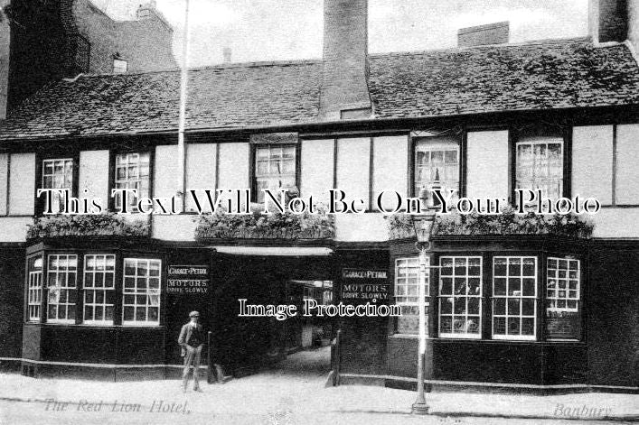 OX 114 - The Red Lion Hotel, Banbury, Oxfordshire