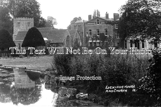 OX 1140 - Lockinge House & Church, Oxfordshire c1937