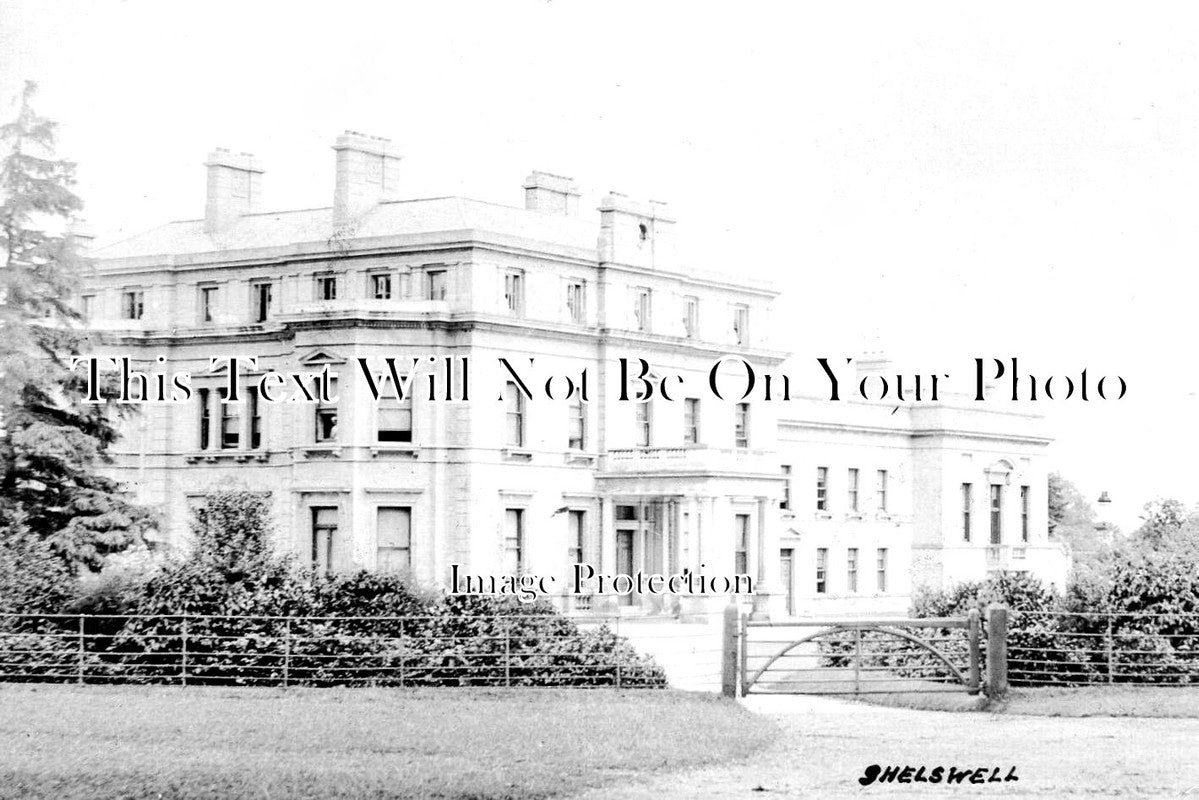 OX 1158 - Shelswell House, Oxfordshire c1908