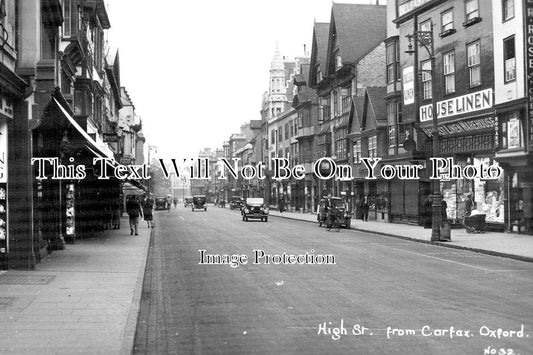 OX 1194 - High Street From Carfax, Oxford, Oxfordshire
