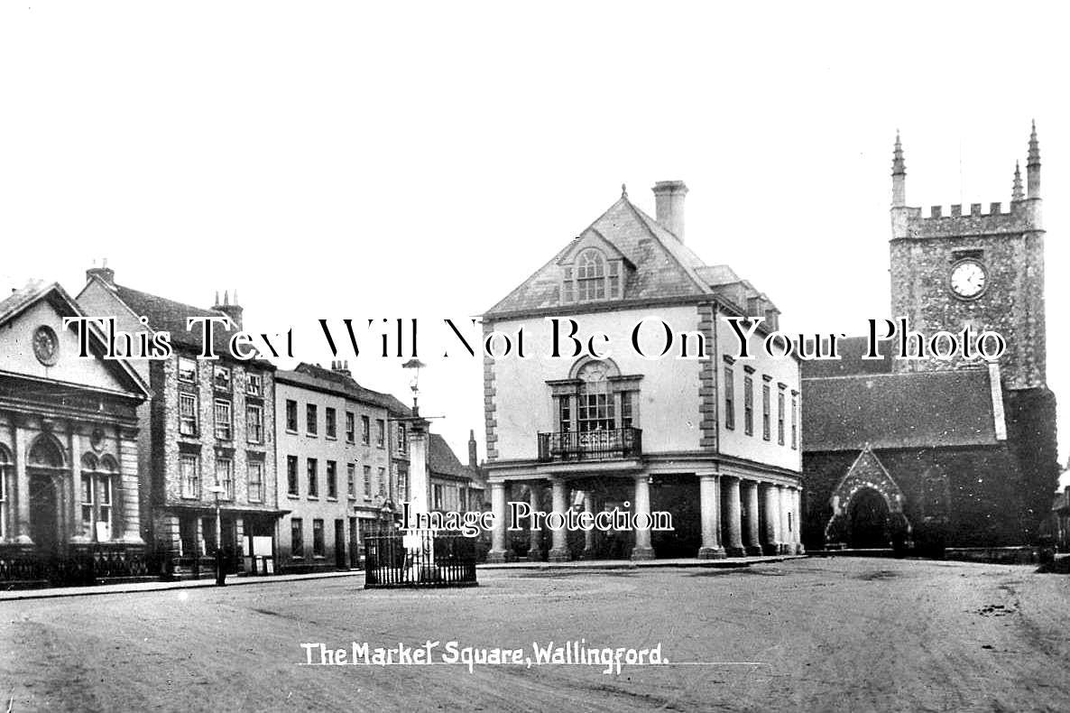OX 1229 - The Market Square, Wallingford, Oxfordshire c1908
