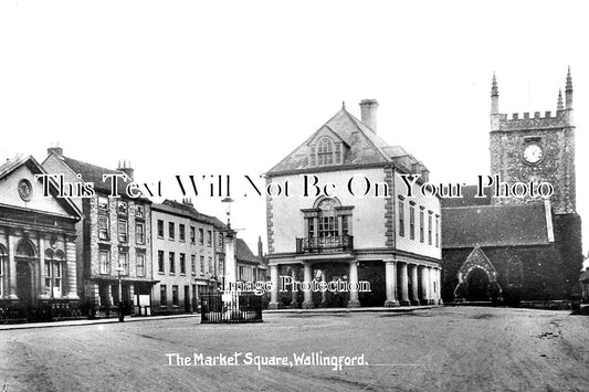 OX 1229 - The Market Square, Wallingford, Oxfordshire c1908