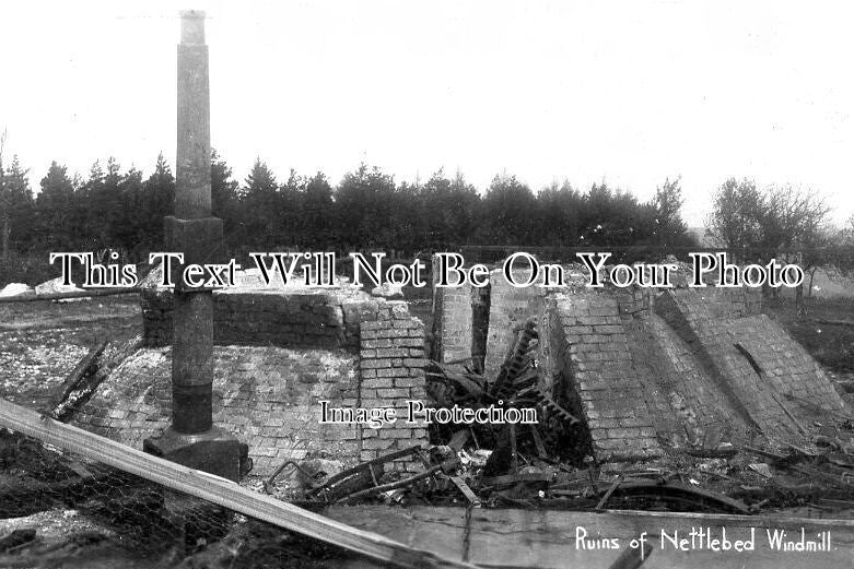 OX 1240 - Ruins Of Nettlebed Windmill, Mill, Oxfordshire 1912
