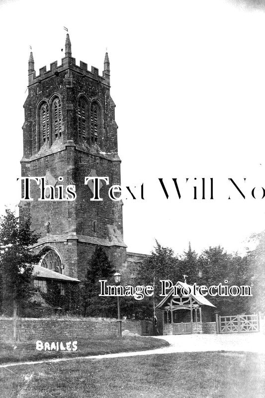 OX 1241 - Brailes Church, Oxfordshire c1918