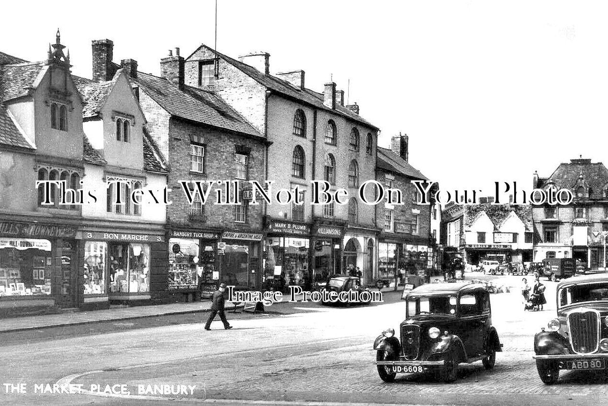 OX 1282 - The Market Place, Banbury, Oxfordshire