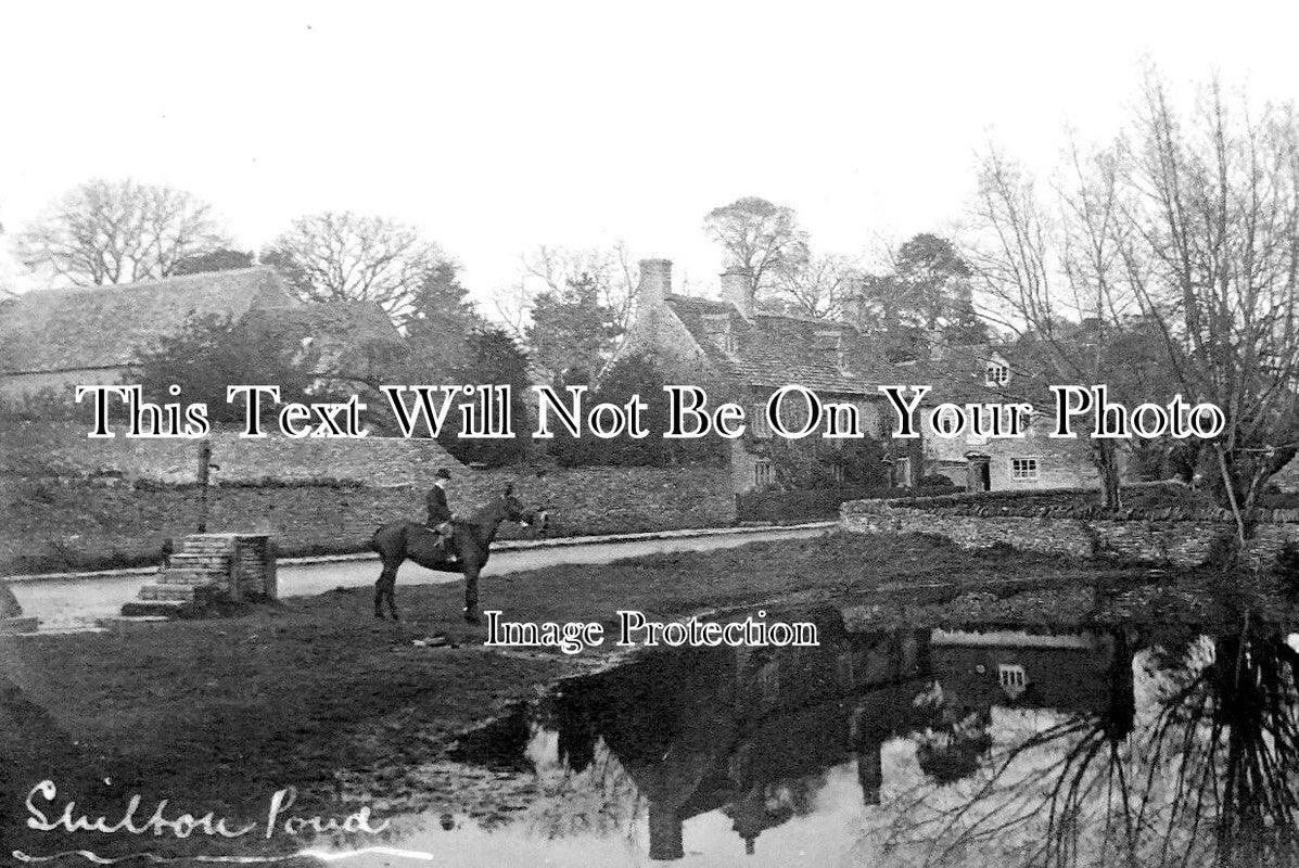 OX 1292 - Shilton Village Pond, Oxfordshire c1903