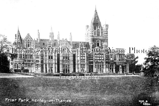 OX 1313 - Friar Park, Henley On Thames, Oxfordshire c1906