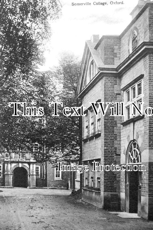 OX 1324 - Somerville College, Oxford, Oxfordshire c1905