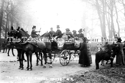 OX 1330 - The Meet At Chapel House, Chipping Norton, Oxfordshire c1905