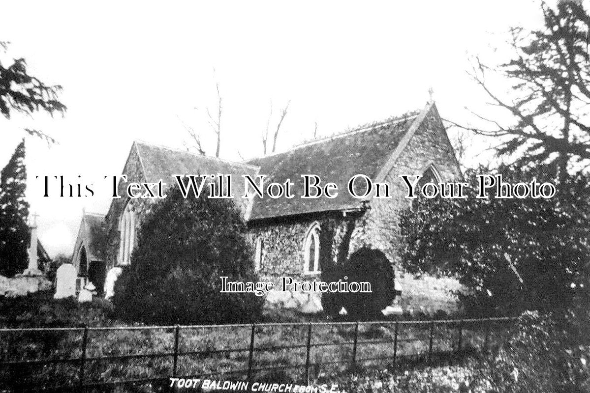 OX 1334 - Toot Baldwin Church, Oxfordshire c1910