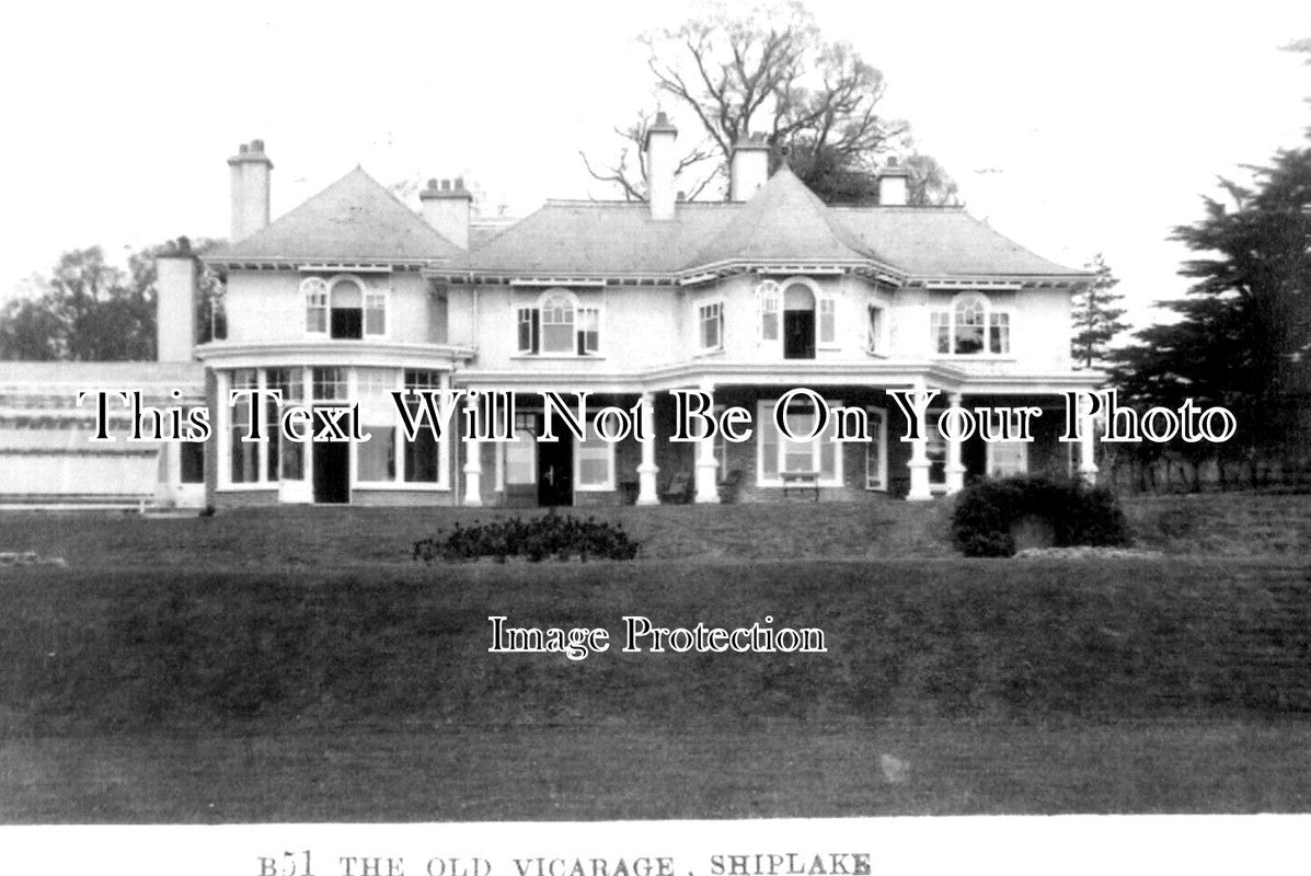 OX 1364 - The Old Vicarage, Shiplake, Oxfordshire c1913