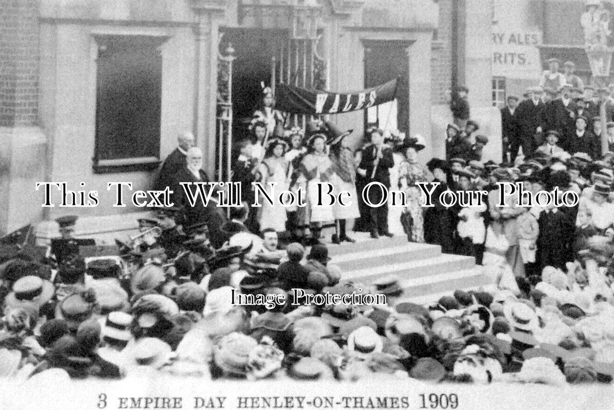 OX 1365 - Empire Day, Henley On Thames, Oxfordshire 1909