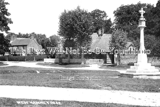OX 1397 - West Hanney Village Cross, Oxfordshire c1910