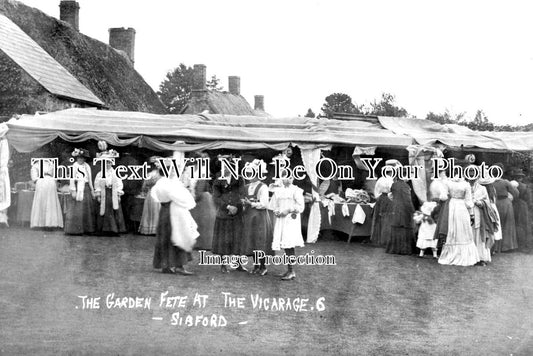 OX 1432 - The Garden Fete, Sibford Vicarage, Oxfordshire c1910