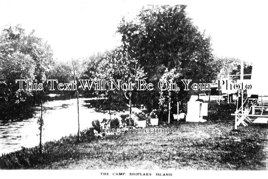 OX 1449 - The Camp, Shiplake Island, Henley On Thames, Oxfordshire c1920