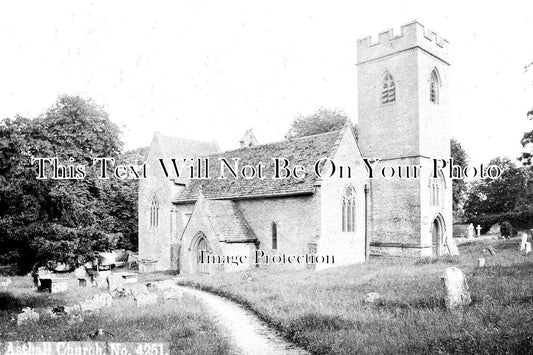 OX 1464 - Asthall Church Near Burford, Oxfordshire c1909