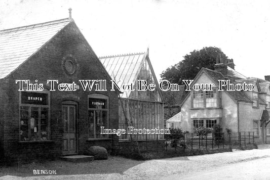 OX 1471 - Hargreaves Draper, High Street, Benson, Oxfordshire c1915