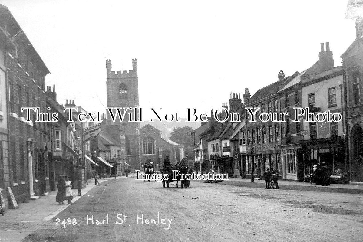 OX 1477 - Hart Street, Henley On Thames, Oxfordshire c1908