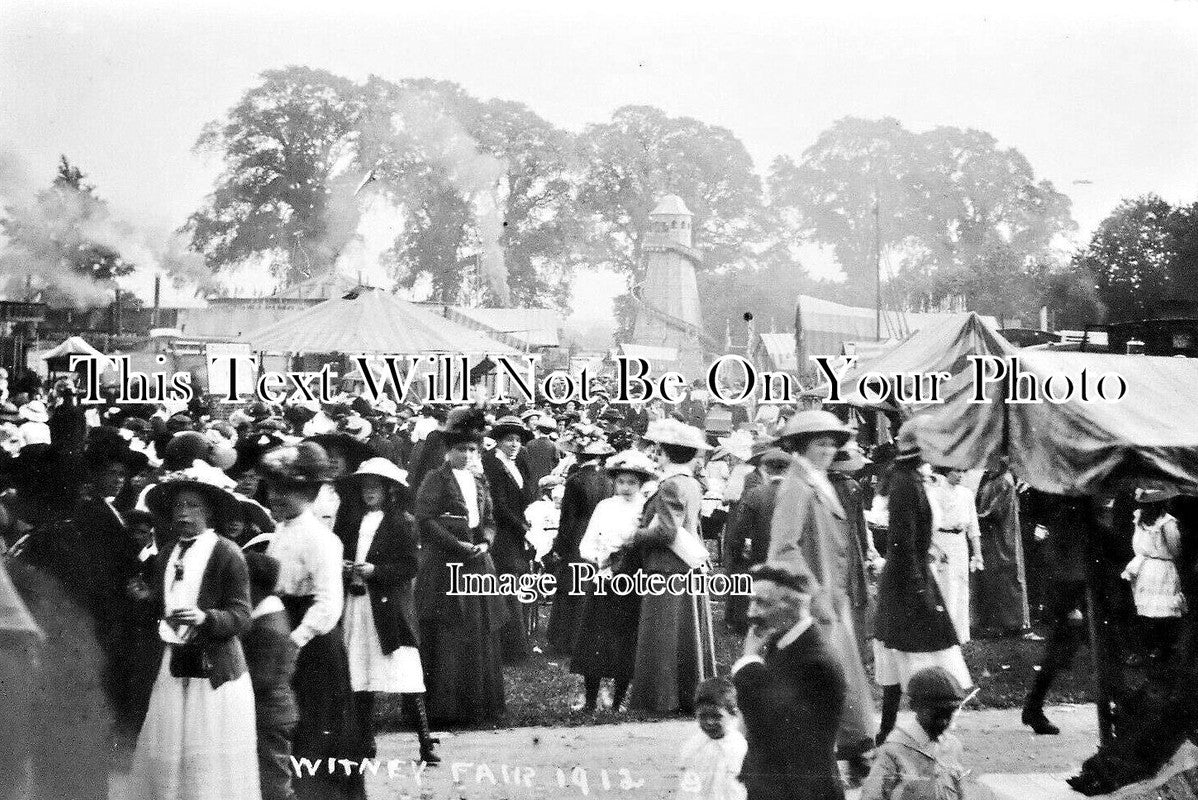 OX 1481 - Witney Fair, Oxfordshire 1912