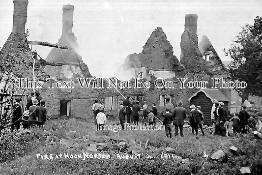 OX 1483 - Hook Norton Fire, Oxfordshire 1911