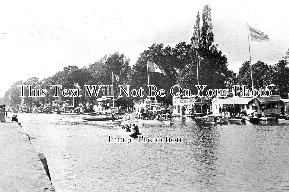 OX 1537 - The Isis, Oxford, Oxfordshire c1908