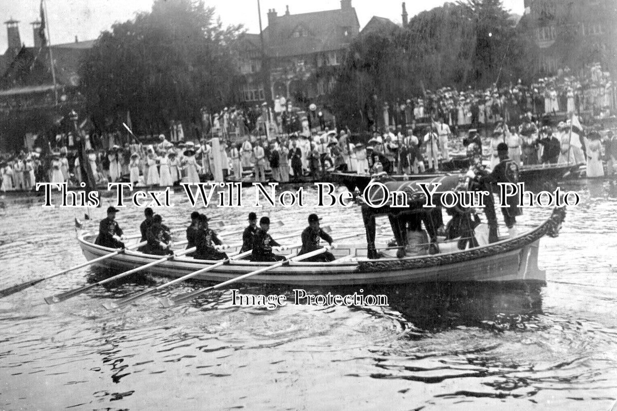 OX 1541 - The State Barge At Henley On Thames, Oxfordshire c1913