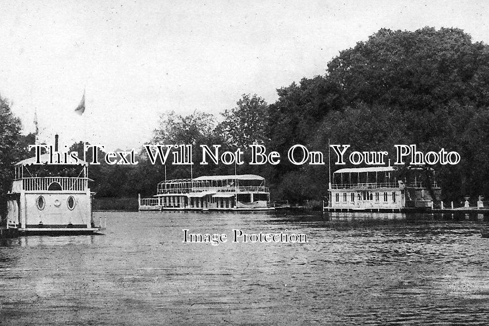 OX 155 - House Boats, Henley On Thames, Oxfordshire