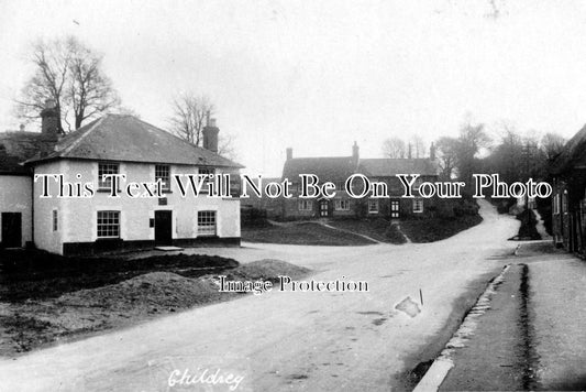 OX 158A - The Hatchet Pub, Childrey, Oxfordshire c1915