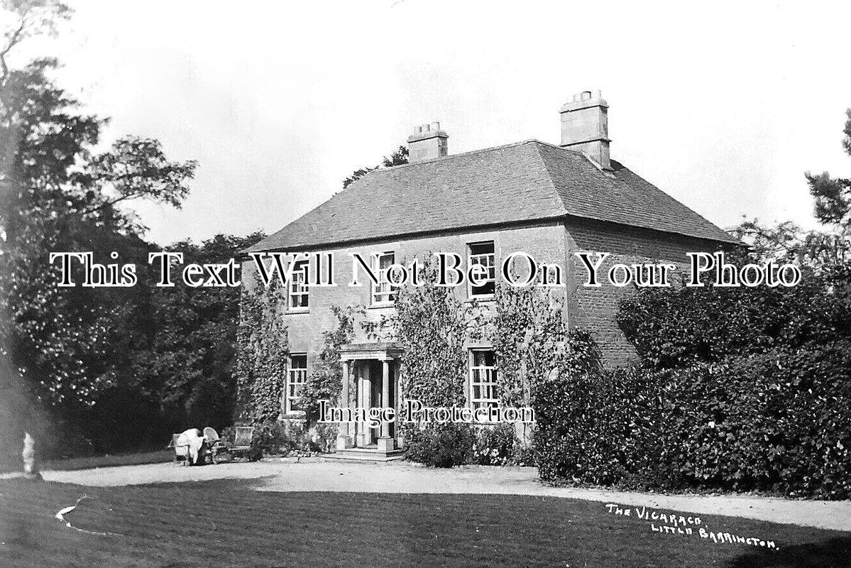 OX 1581 - The Vicarage, Little Barrington, Oxfordshire c1910
