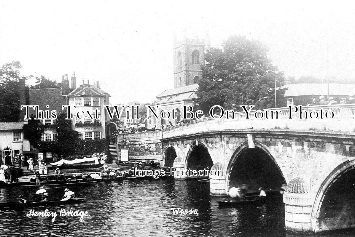 OX 1591 - Henley On Thames Bridge, Oxfordshire
